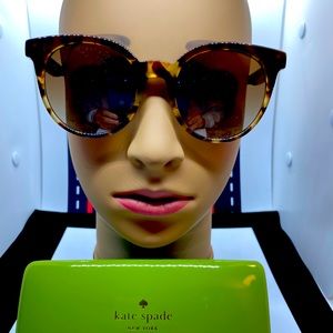 New Kate Spade Brown Havana SUNGLESSES